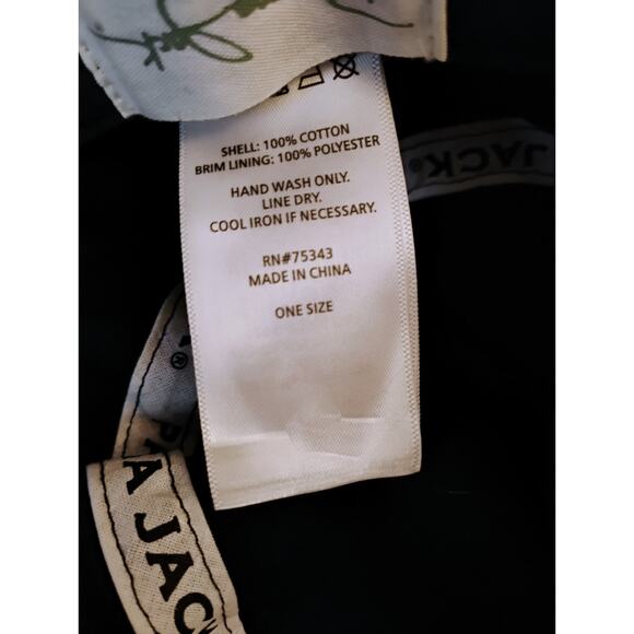 Black Panama Jack Bucket Hat. - Picture 10 of 10